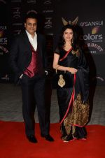 Bhagyashree at the red carpet of Stardust awards on 21st Dec 2015